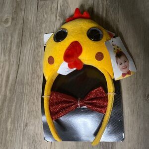 NEW Halloween Kids chicken costume accessories headband and bow tie